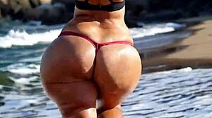 Thick pawg animations with big ass in AI-generated action number 6.
