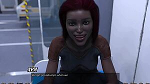 stranded in space 50 introduces sexy black milf
