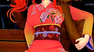 Vanessa Veren doživlja intenziven na prostem jeb in konča v 3D anime