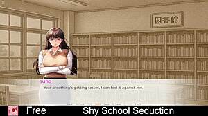 Shy Schoolgirl Seduces in Interactive Erotic Game with Bold Moves