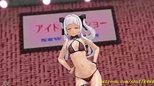 shion's 3d dance captivates in hololive mmd