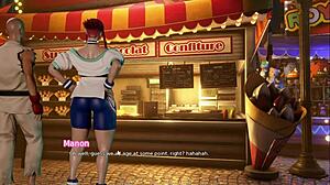 Unbelievable! All Mannon sex scenes in 3D Street Fighter parody hentai game Part 2 are wild!