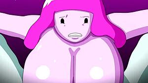 Princess Bubblegum and Marceline clash in steamy tit fuck action by Kandomryller