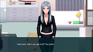 Asian Mature with Curvy Big Tits Begs for Monster Cock Creampie in Hard Workplace Pussy Game