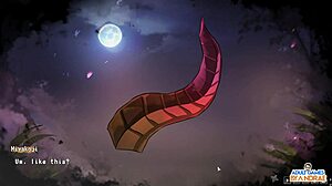Hey, wanna see me destroy Manari's tight pussy, half-demon shinobi style?