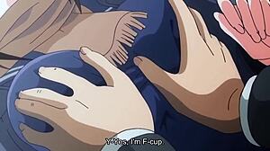 Kaede-chan's risky first time with old man in toilet hentai