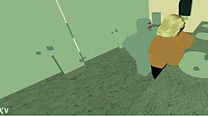 School Nerd Blowjob Turns Into Wild Roblox Fucking