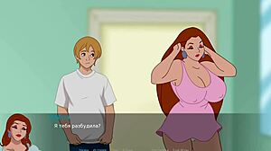Exploring secrets in the house part 26 with a cheating redhead milf riding hard.