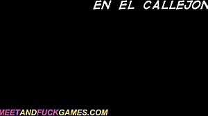 Deep feelings arise as Cassie handles massive cock cum in hentai game with big tits and ass troubles in Spanish version Cassie Cannons 2