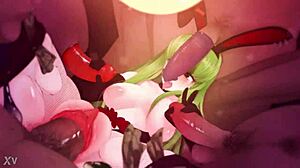 Gangbang Code Geass Green anime banyak cowok ngentot satu cewek di skena hentai grup