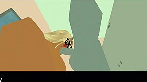 School Nerd Gives Blowjob and Gets Fucked in Bathroom! Big Ass and Tits in Action?