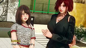 eternum episode 9 features 3d game cartoon with teen anime elements