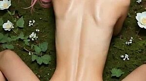 Skinny Nina Gets Fucked Hard in Forest with Sexy AI Outfit!