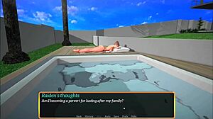 lucy and becca explore their new family dynamics in this 3d hentai game