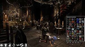 Detailed 3D Hentai Scene with Enemy in Leggings and Pantyhose