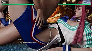 Unbelievable! All Mannon sex scenes in 3D Street Fighter parody hentai game Part 2 are wild!