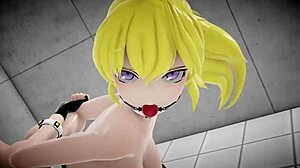 Intense BDSM fucking machine action in hentai animation