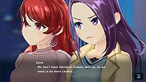 Magicami Neat Uniform Blowjob with Big Tits Lesbian Action