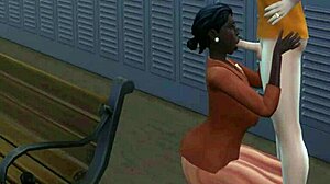 Fortune Deepthroats Huge Black Cock!