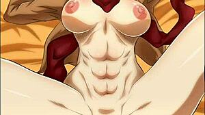 Steamy Hentai Action from Attack on Titan Anime