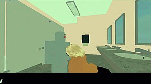 School Nerd Blowjob Turns Into Wild Roblox Fucking