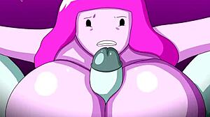 Princess Bubblegum and Marceline clash in steamy tit fuck action by Kandomryller