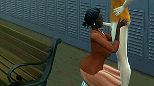 Fortune Deepthroats Huge Black Cock!