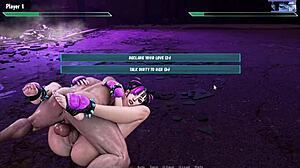 Juri dominates all sex scenes in Street Fighter hentai parody part 1