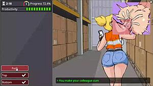 Watch This Barely Working Hentai Game Level 2 Completed With Big Tits Action!