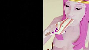 Princeza Bubblegum uživa u masivnom pušenju u anime sceni