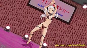 shion's 3d dance captivates in hololive mmd
