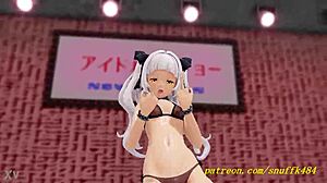 shion's 3d dance captivates in hololive mmd