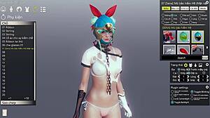 3D Hentai Solo Sexy Cartoon Action