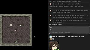 Cute Hentai Demon Lover in Game