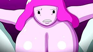 Princess Bubblegum and Marceline clash in steamy tit fuck action by Kandomryller