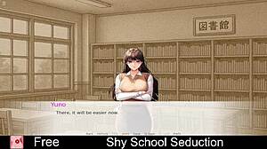Shy Schoolgirl Seduces in Interactive Erotic Game with Bold Moves