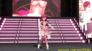 Novr MMD Marine Dance 3D Hololive Hentai