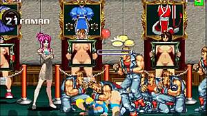 i love watching rainbow mika dominate in this hentai mugen gangbang scene