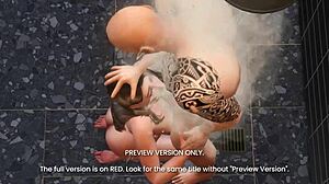 yo, unscheduled gym time got naughty in 3d hentai preview!