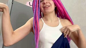 Wow, first time banging slutty neighbor's teen stepdaughter, 18+ hentai egirl lookalike!