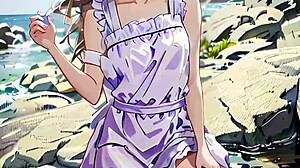 Waifu steps into her maid role with intense HENTAI flair in this unfolding tale