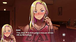 Scream Junna Faces Humiliation in Wild Anime Game with Sucking and Tits.
