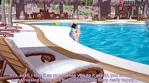 Descriptive Anzu Mazaki Hard Pool Sex in Bikini Yu-Gi-Oh Fantasy