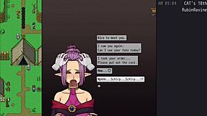 Teen anime girl rides big dildo in wet pussy