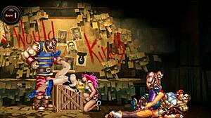 suggestive hentai mugen fighter gangbang in wild level 1