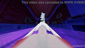 Koikatsu Nahida meets futa Lumine in steamy 3D hentai action