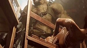 Sheva Alomar stars in steamy Resident Evil 5 hentai action.
