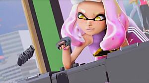 Pearl and Marina are twerking their big asses in 3D Splatoon animation 😏