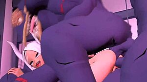 Ever Wonder How Mirko Handles Two Pink Studio Action in 3D Cum Animations