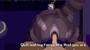 Racoon Girl Rides Big Cock In Furry Anal Creampie At Strip Club POV